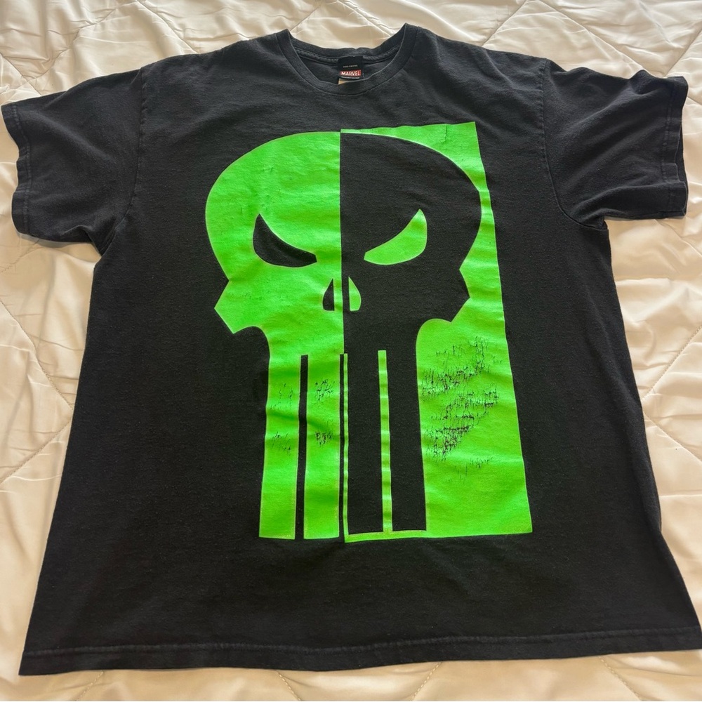 Vintage Mad Engine Marvel Tag Punisher T-Shirt Size XL